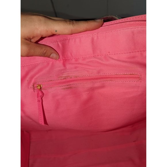 NWT Lilly Pulitzer Pink Phi Mu Patterned Bundle - Tote, Makeup Bag, Scarf - Picture 14 of 15